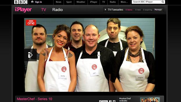 Masterchef on iPlayer