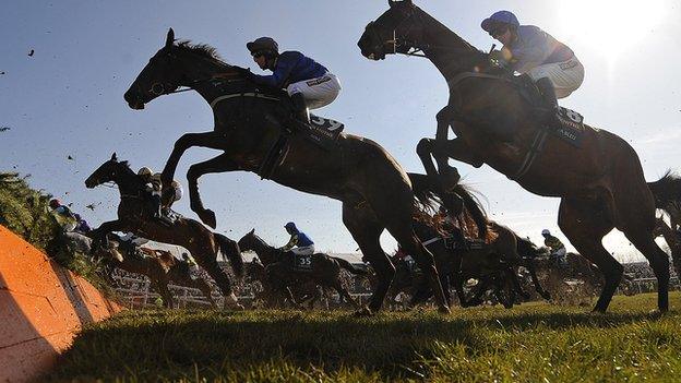 Runners in the Grand National at Aintree