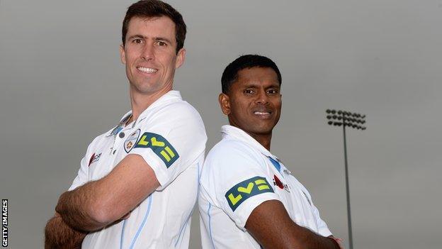 Wayne Madsen and Shivnarine Chanderpaul