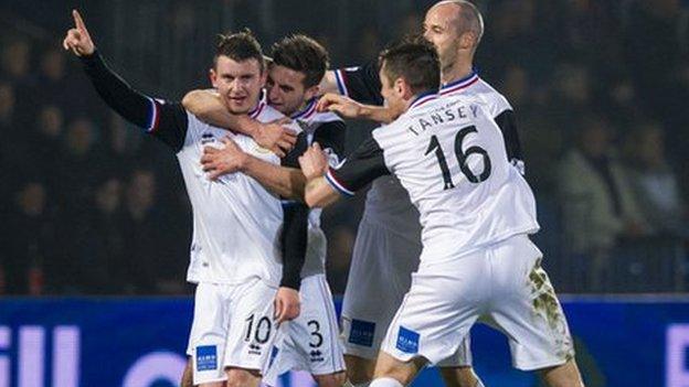 Aaron Doran fired Inverness CT in front