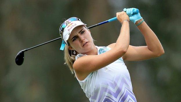 American teenager Lexi Thompson