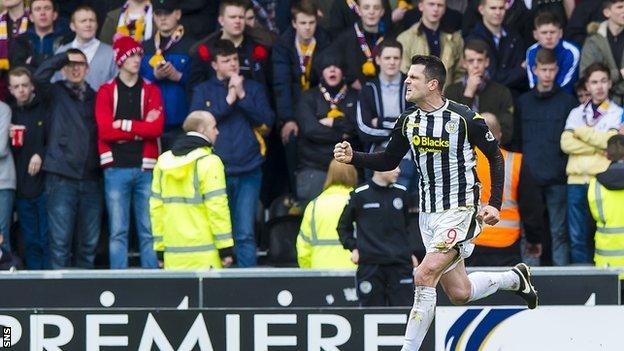 St Mirren's Steven Thompson