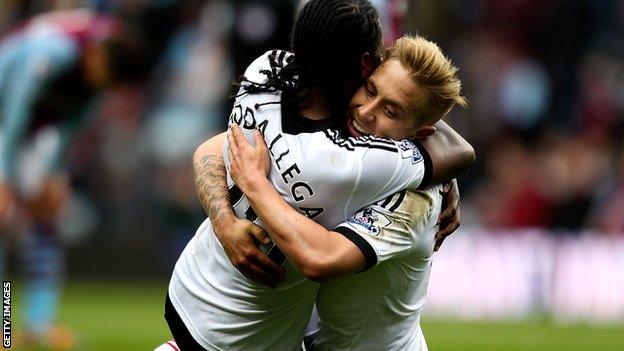 Fulham celebrate