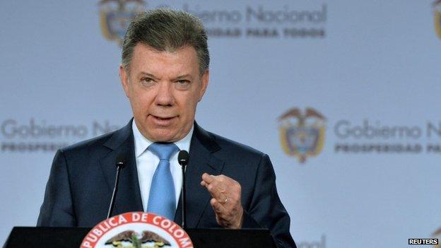 Pres. Juan Manuel Santos, 20 March 14