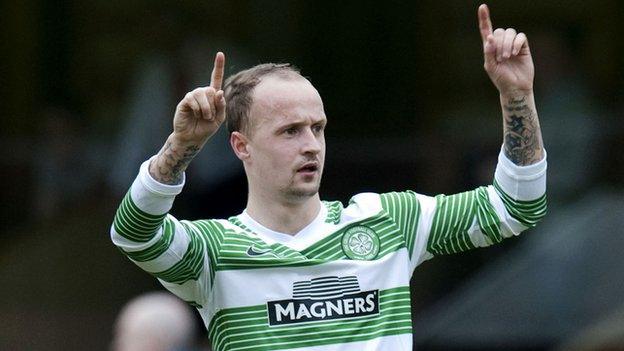 Celtic striker Leigh Griffiths