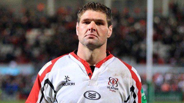 Johann Muller after Ulster's heartbreaking defeat by Saracens