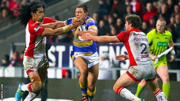 St Helens v Leeds Rhinos