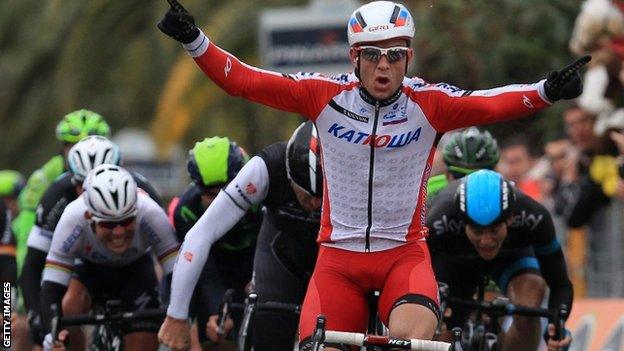 Alexander Kristoff wins Milan-San Remo