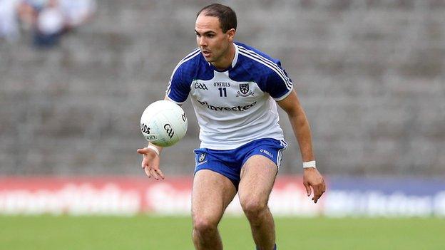 Paul Finlay hit Monaghan's winning point at Clones