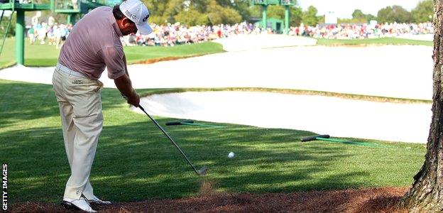 Graeme McDowell at Augusta