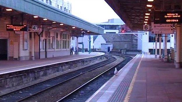 Cardiff Central station