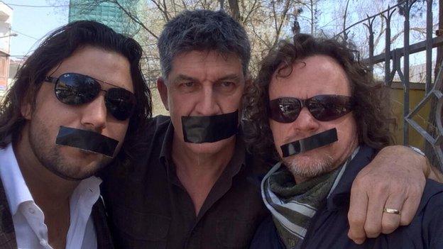 Channel 4 News team in Kabul