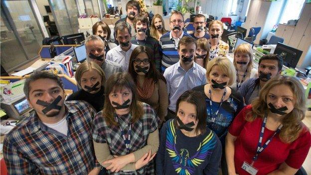 BBC's Newsgathering and Russian Service staff