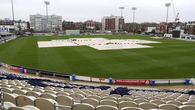 Covers on at Hove