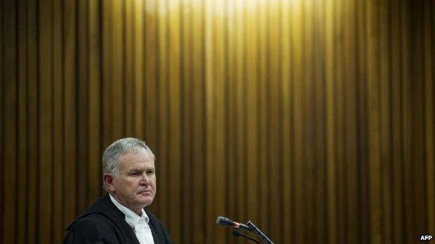 Defence lawyer Barry Roux, 7 April