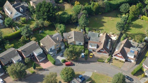 Aerial view of Marlowe Way