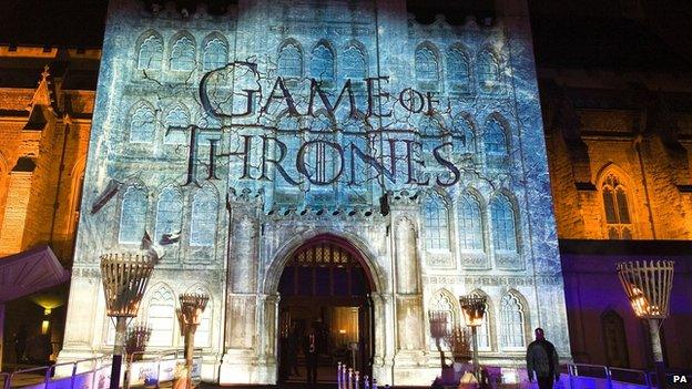 Sky Atlantic’s premiere of the fourth season of Game of Thrones at The Guildhall, London.