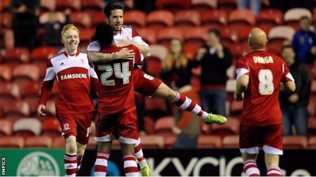 Jacob Butterfield celebrates