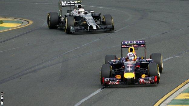 McLaren and Red Bull