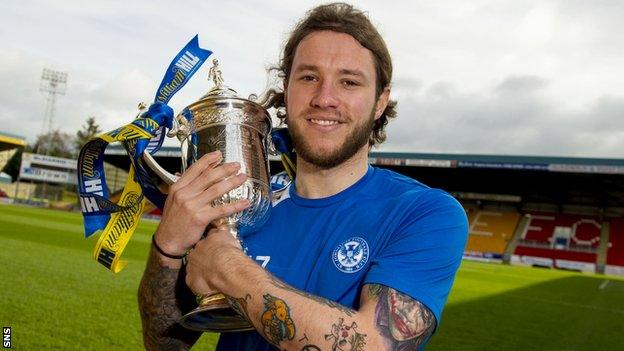 St Johnstone striker Stevie May