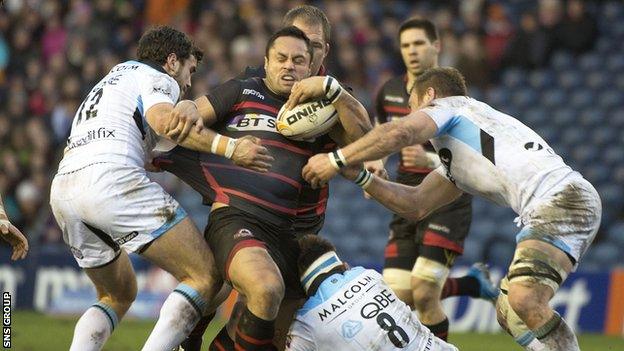 Edinburgh and Glasgow are Scotland's pro-teams