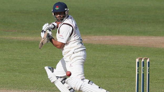 Lancashire batsman Ashwell Prince