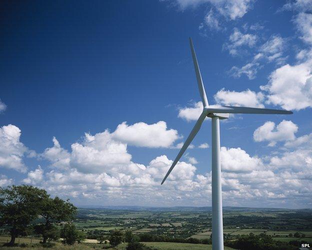 wind turbines