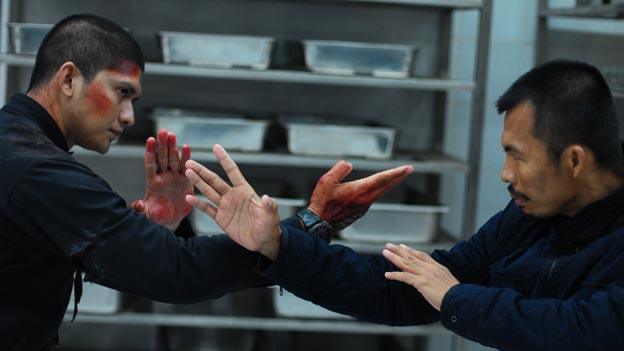 Iko Uwais and Cecep Arif Rahman in The Raid 2