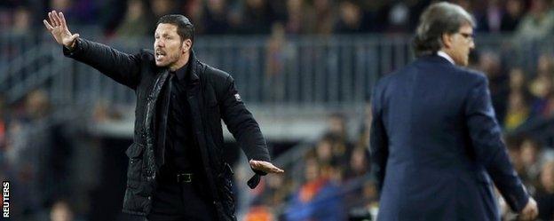 Diego Simeone and Gerardo Martino