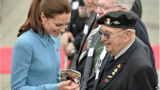 Duchess of Cambridge meeting veterans