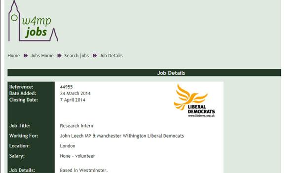 John Leech's ad on W4MP