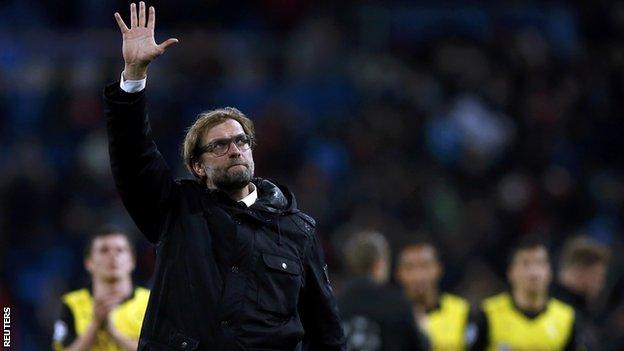 Borussia Dortmund coach Jurgen Klopp