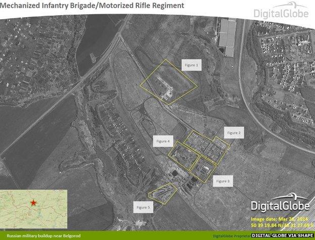 Mechanized infantry brigade/motorized rifle regiment near Belgorod taken 26 March 2014