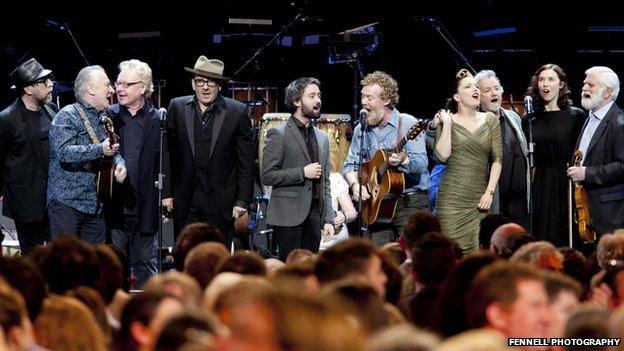 Elvis Costello, Paul Brady, Glen Hansard and Imelda May were among the performers