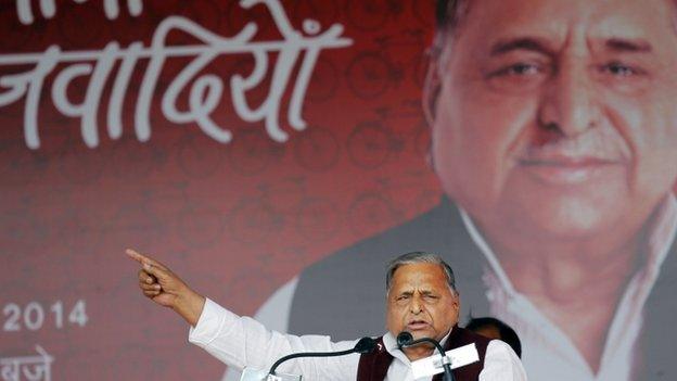 Mulayam Singh Yadav is India's former defence minister