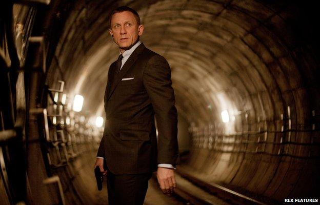 Daniel Craig as James Bond in Skyfall