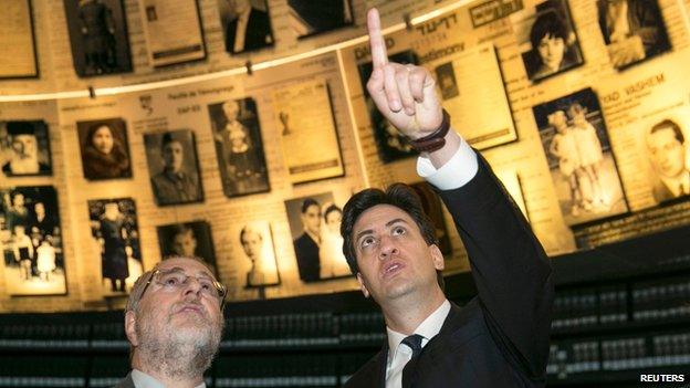 Robert Rozett and Ed Miliband