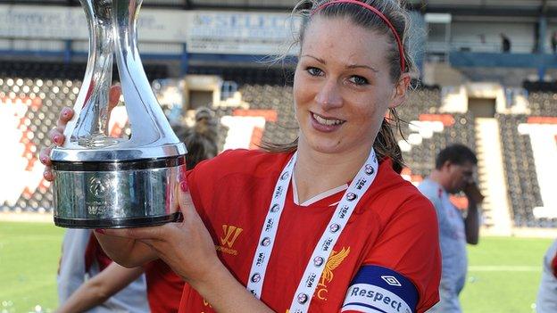 Liverpool Ladies skipper Gemma Bonner