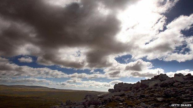 Mount Longdon, near Stanley