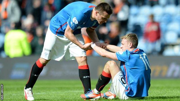 Rangers ran out of ideas in the second half at Ibrox