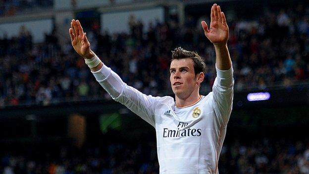 Real Madrid's Gareth Bale