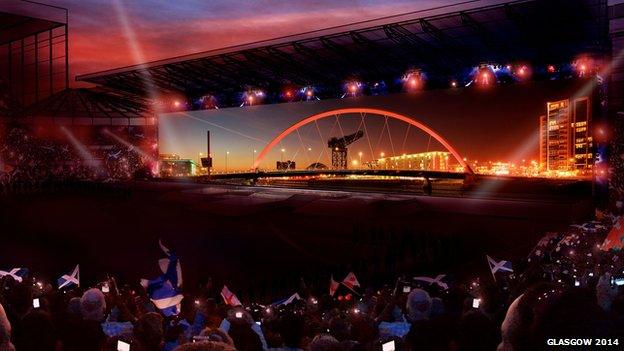 Artists impression of opening ceremony