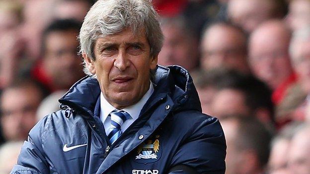 Manchester City manager Manuel Pellegrini