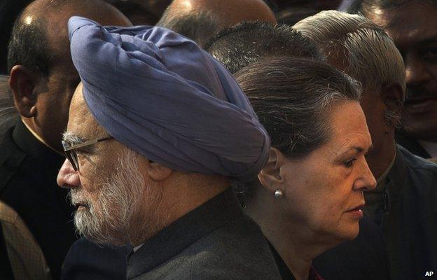 Manmohan Singh and Sonia Gandhi