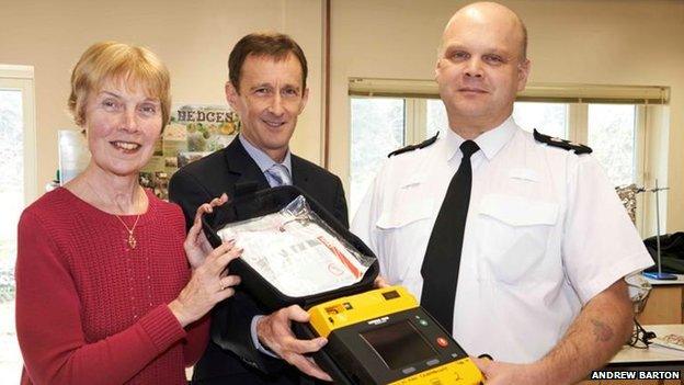 Defibrillator presentation