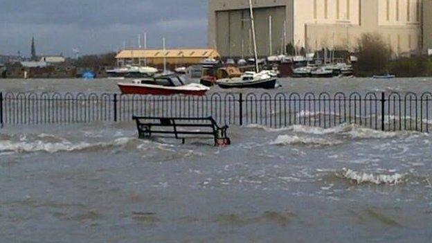 Walney Island promenade