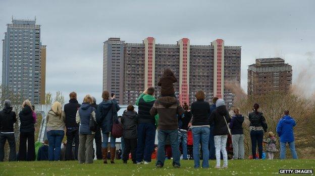 Red Road flats 2013