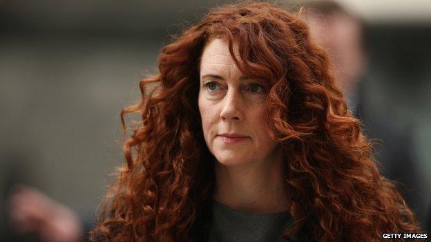 Rebekah Brooks arriving at the Old Bailey on 31 March 2014