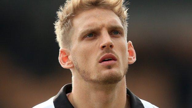 Port Vale defender Daniel Jones