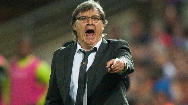 Barcelona boss Gerardo Martino